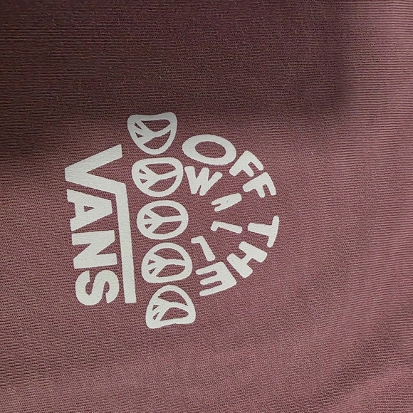 Vans Off The Wall Pink Logo Shirt - Picture 8 of 8